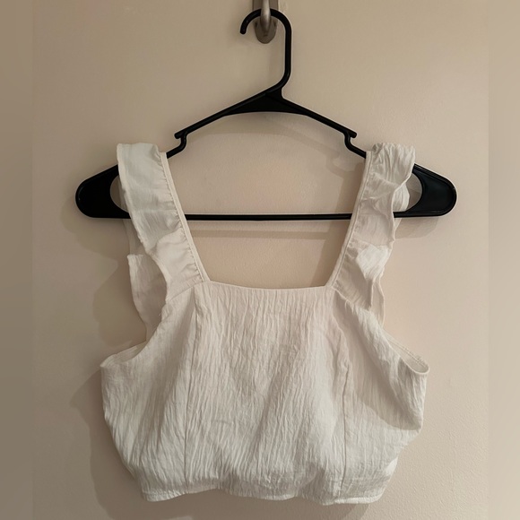 Pink Lily Meant to Be White two piece set - Picture 3 of 5